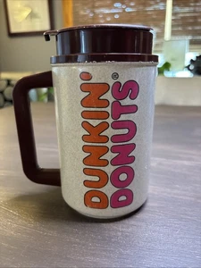 Taza de viaje de café Dunkin Donuts vintage Whirley térmica caliente/fría - Imagen 1 de 12