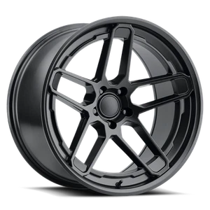 20x9 Voxx Replica D17 Matte Black Wheel 5x115 (20mm) - Picture 1 of 7