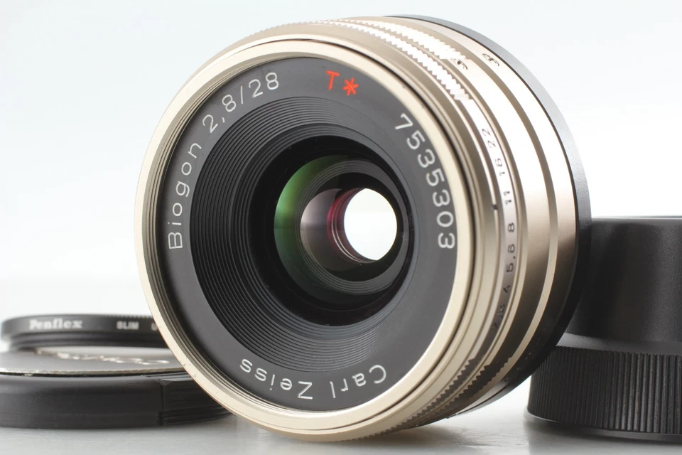 [MINT] Contax Carl Zeiss Biogon 28mm f/2.8 G Lens for Contax G1 G2 from JAPAN - Image 1 of 4