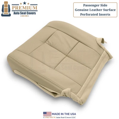 Para Lincoln Navigator 2007-2014 cuero genuino perfecto Cubierta inferior de pasajero bronceada Foto 1 de 4