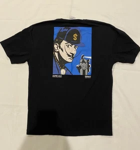 Mens M T-Shirt ZARA Urban Pop Art TVBoy ZA/WF 20-21 Salvador Dali Black Rare - Picture 1 of 5