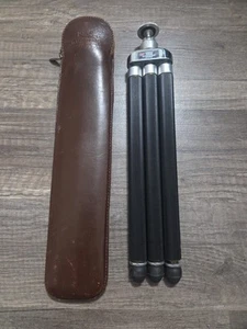 Treppiede telescopico vintage Ising Bergneustadt 40" e custodia Germania - Foto 1 di 3