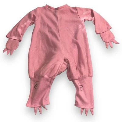 Disfraz de dinosaurio Rubíes Los Picapiedra Hanna Barbera púrpura negro pequeño  Foto 1 de 4