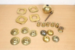 Vintage Brass Lamp Parts Restoration Replacement Carriage Light Lantern 2.1kg - Picture 1 of 24