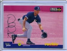 Derek Jeter Collectors Choice Rookie Class SILVER Auto Facsimile 1994 #15