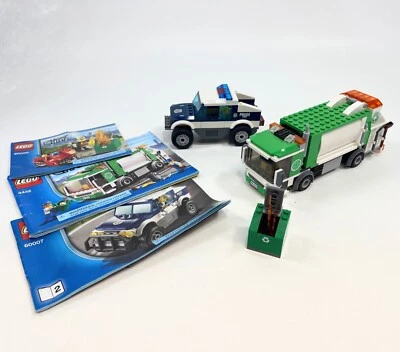 LEGO CITY: Garbage Truck (4432) 60000 60007 police car and dumpster fire - Image 1 of 4