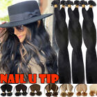 100% THICK Keratin/Nail U-Tip Russian Remy Human Hair Extensions Pre Bonded 1g/s