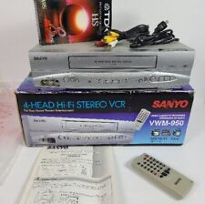 Sanyo VWM-950 VCR 4-Head Hi-Fi Stereo VHS Tape Player w/Remote NICE Tested WORKS