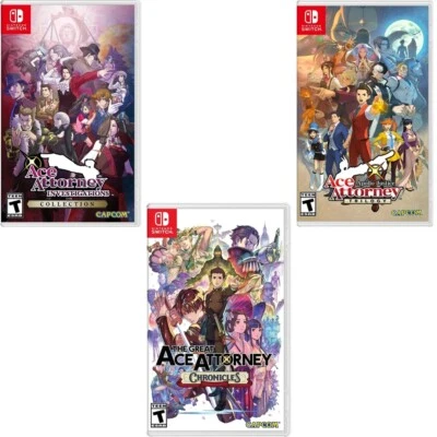 Ace Attorney Investigations Collection / Apollo Justice Trilogy / The Great Chro - Image 1 of 4