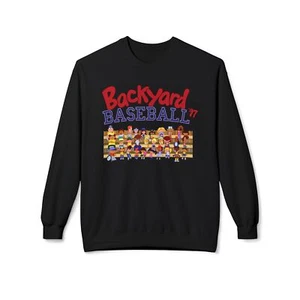 Felpa girocollo in pile Backyard Baseball 97 pz unisex peso medio stile morbido - Foto 1 di 43
