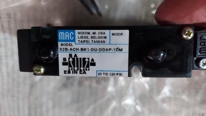 Nueva válvula Mac 92B-ACH-BK1-DU-DDAP-1DM - Imagen 1 de 6