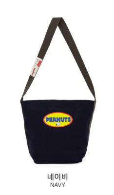 Bolso Pobing Peanuts Snoopy Azul Marino (Artículo Auténtico 100% Oficial) Foto 1 de 4