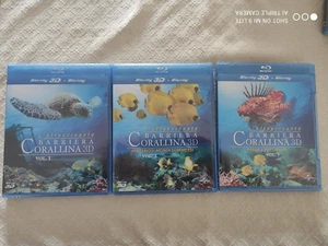 L'AFFASCINANTE BARRIERA CORALLINA Voll. 1-2-3 Bluray 3D + Bluray ***NUOVI - Foto 1 di 4