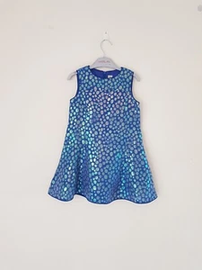 Girl's Gorgeous Simonetta Blue Party/special occasion Dress Size 5 Years - Picture 1 of 8