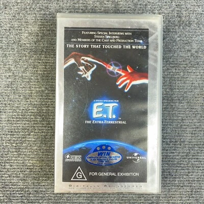 E.T. The Extra Terrestrial Remastered Edition VHS Video with Interviews - Image 1 of 4