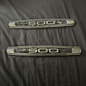 1967 Ford Fairlane 500 Side Emblems - Used