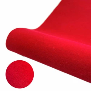 40*145cm MultiColor Flocking Felt Self-adhesive Fabric DIY Jewelry Drawer Decor - Picture 1 of 22
