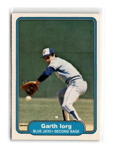 Garth Iorg Baseball #616 1982 Fleer Toronto Blue Jays - Picture 1 of 2