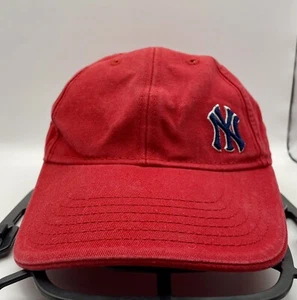 Red Baseball Cap Dad Hat Size S Embroidered Logo Genuine Merchandise Adjustable - Picture 1 of 9