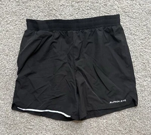 pantaloncino running alphalete activewear 5” Infinity Core nero riflettente uomo taglia L - Foto 1 di 6