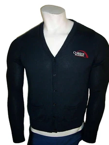 NEW Lands' End Small Blue Cotton Cardigan Sweater Oxbridge Academy - Picture 1 of 4