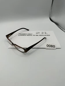 Nicole Miller Eyeglasses Malta 52-15-135 Bombay Brown Frames Only - Picture 1 of 6