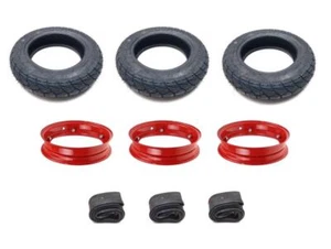 Allwetter Reifen 100/90-10 M+S Radsatz Rot für Piaggio Ape 50 TL1T-TL6T C80 - Bild 1 von 1