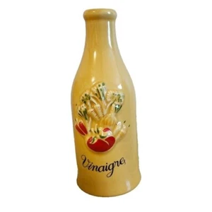 Revol Porcelaine France senfgelbe Essigflasche - Bild 1 von 3