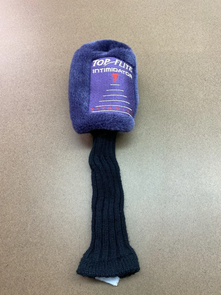 Cubierta de cabeza vintage Top Flite Intimidator madera de calle barril de felpa púrpura 9 madera Foto 1 de 4
