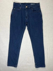 Pantalones de mezclilla Mugsy Studio azules para hombre 33 X 30 (medidas 32x29) FLX3NSNB rectos elásticos - Imagen 1 de 9
