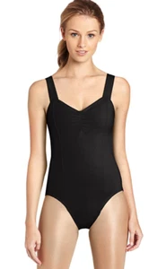 Capezio Women's Princess Tank Leotard XS Black Brand New SAVE BIG - Foto 1 di 3