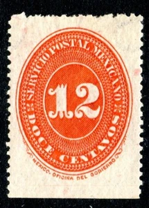 MEXICO - #219 12ctv NUMERAL ISSUE W/WMK - NICE EXAMPLE (F807) - Picture 1 of 2