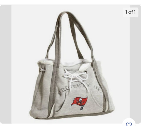 Tampa Bay Buccaneer's Hoodie Purse by Little Earth, New With Tags Cover
