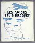 Les Avions Louis Breguet Vintage Manufacturers Brochure 1922