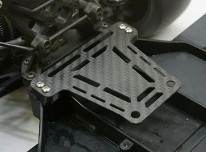 Placa de montaje ESC ultraligera de fibra de carbono AJCMods para arrastre asociado DR10 NPRC - Imagen 1 de 9