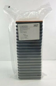 Corning Microplate 384 Well Black Clear Bottom Total of 20 Plates - Picture 1 of 10