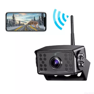 Wireless Reverse Camera 18 Infrared LED WiFi Rear View Backup HD For IOS Android - Picture 1 of 24