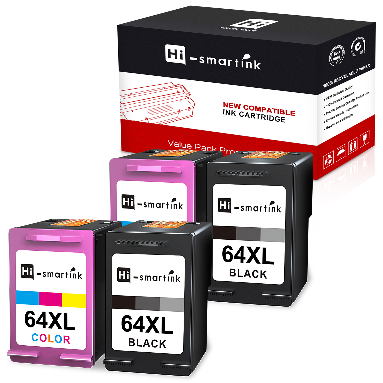 65XL Ink Cartridges for HP ENVY 5000 