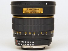 SAMYANG 85mm F1.4 Aspherical IF Pentax K Black Used From Japan Express delivery