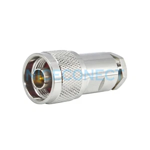 10Pcs N Male Solder Clamp Plug Connector For LMR195 RG58 RG400 RG142 Cable RF - Picture 1 of 5