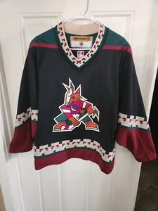 Vintage 90s Koho NHL Phoenix Coyotes Kachina Black Hockey Jersey Mens small - Bild 1 von 4
