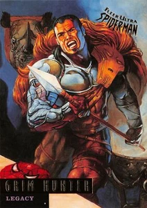 GRIM HUNTER / Marvel's Spider-Man Fleer Ultra 1995 BASE Trading Card #66 - Picture 1 of 2