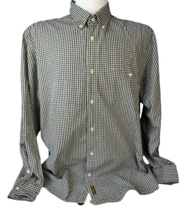 Camisa Timberland con botones para hombre 2XL XXL verde tostado a cuadros - Imagen 1 de 8