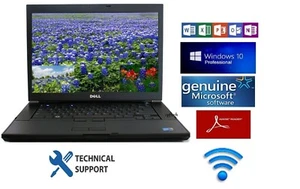 Dell Latitude Laptop/Notebook+wireless Windows 10 Pro+word,excel apps. ready - Picture 1 of 2