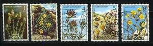 S0580_2_SELLOS ESPAÑA 1974 FLORA EDIFIL 2220/24 (o) - Imagen 1 de 1