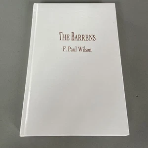 Signed! F. PAUL WILSON - THE BARRENS WILDSIDE PRESS (1991) LTD 250 HC - Picture 1 of 8