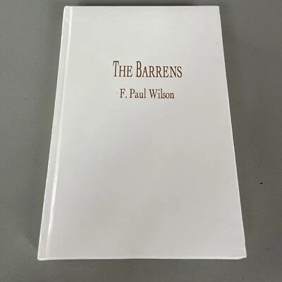 Signed! F. PAUL WILSON - THE BARRENS WILDSIDE PRESS (1991) LTD 250 HC - Image 1 of 4