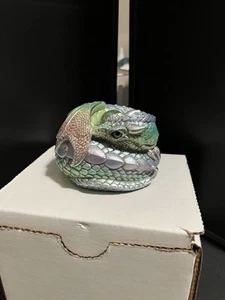Windstone Editions Curled Dragon Pastel Rainbow - Picture 1 of 5