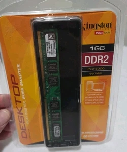 Kingston PC2-5300 DDR2-667 1GB DIMM 667MHz SDRAM RAM Desktop Computer Memory RAM - Picture 1 of 4