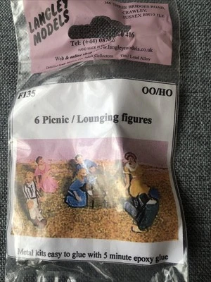 Metal Kits Picnic Lounging Figures  - Image 1 of 2